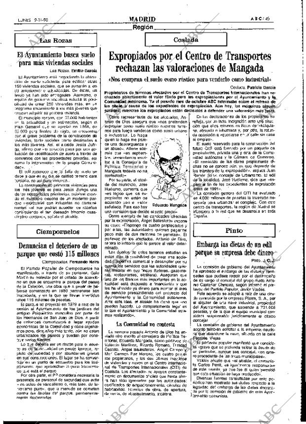 ABC MADRID 19-11-1990 página 45