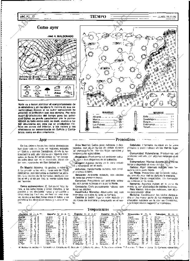 ABC MADRID 19-11-1990 página 52