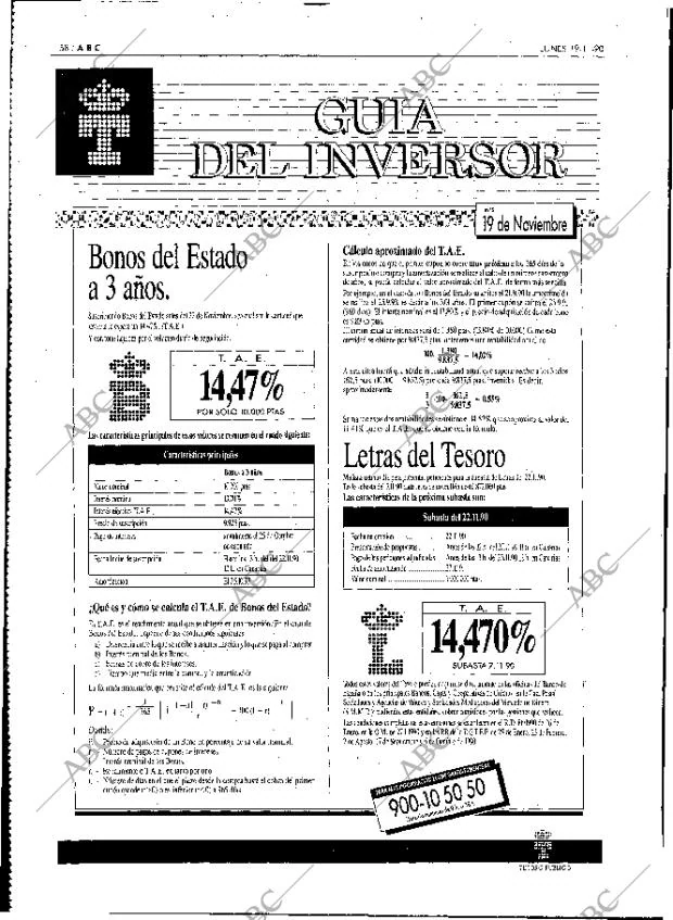 ABC MADRID 19-11-1990 página 58