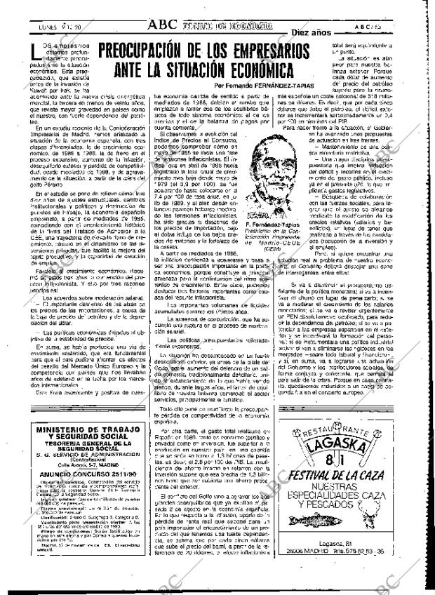 ABC MADRID 19-11-1990 página 65