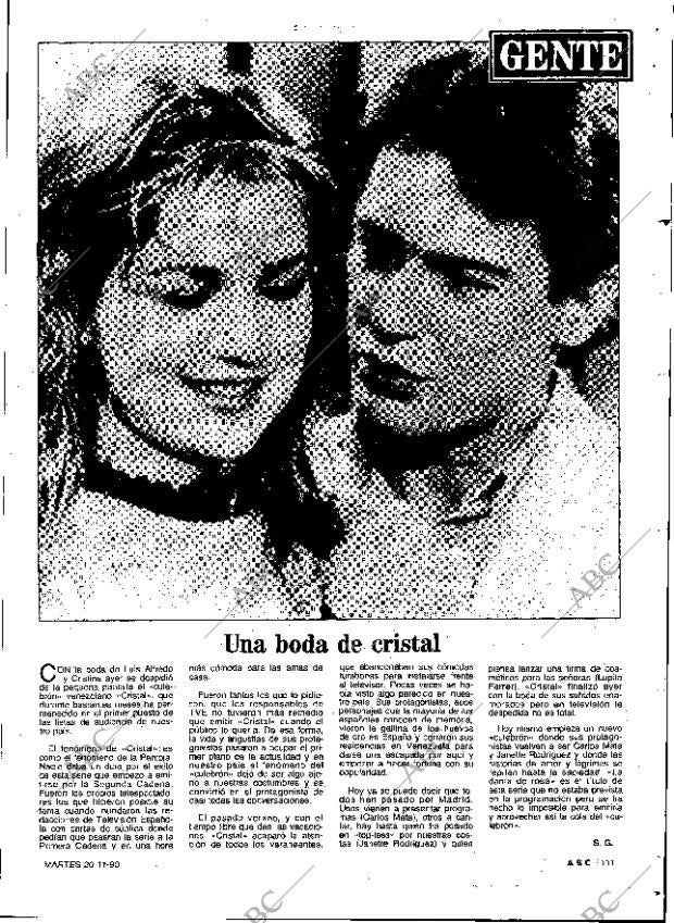 ABC SEVILLA 20-11-1990 página 111