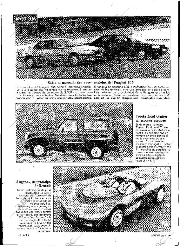 ABC SEVILLA 20-11-1990 página 116