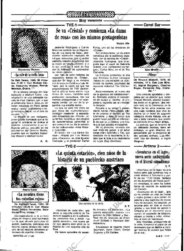 ABC SEVILLA 20-11-1990 página 117