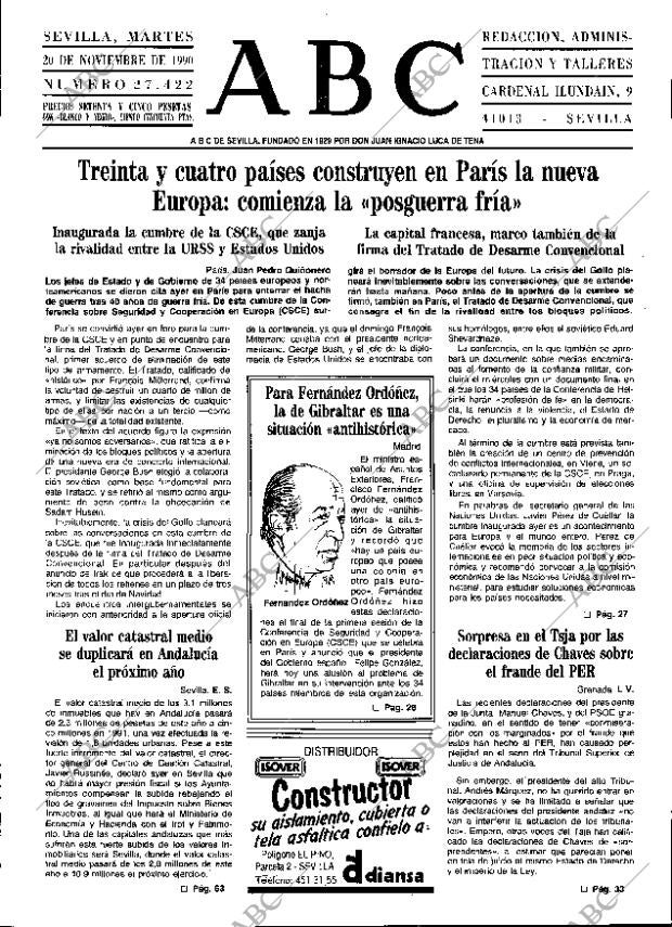 ABC SEVILLA 20-11-1990 página 13
