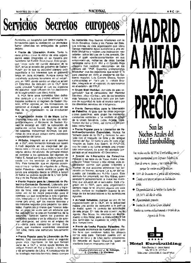 ABC SEVILLA 20-11-1990 página 21