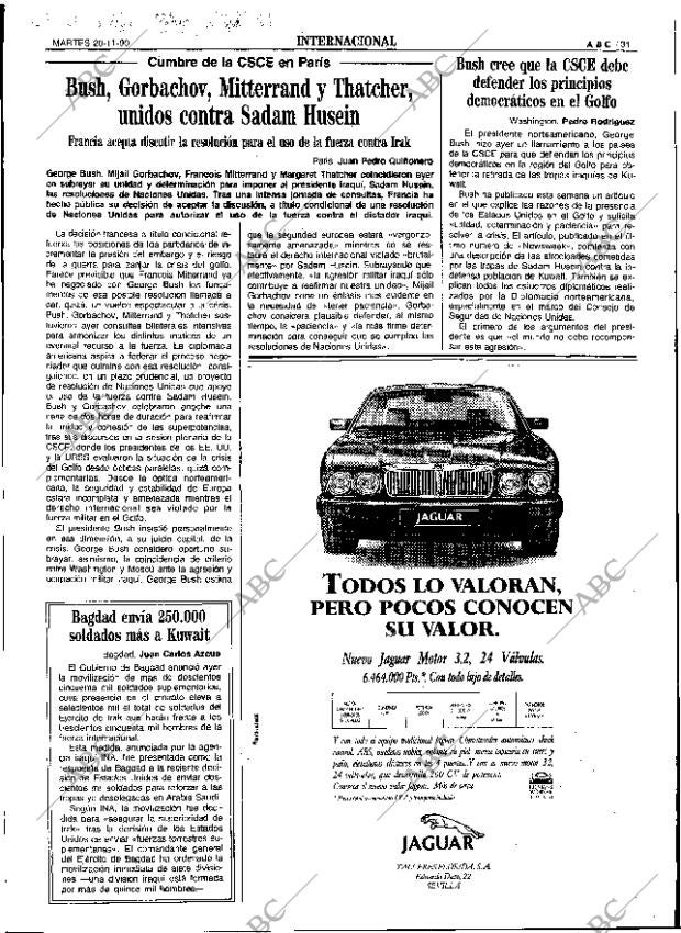 ABC SEVILLA 20-11-1990 página 31