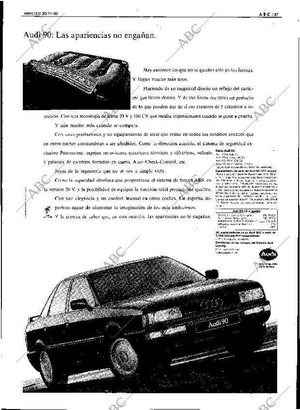 ABC SEVILLA 20-11-1990 página 37
