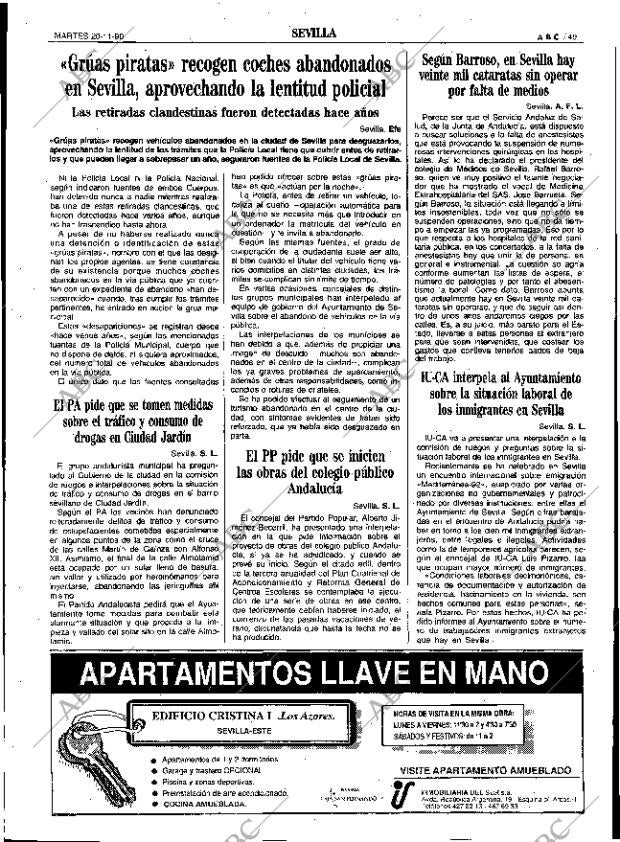 ABC SEVILLA 20-11-1990 página 49