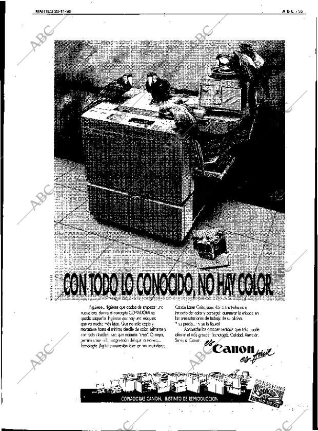ABC SEVILLA 20-11-1990 página 55