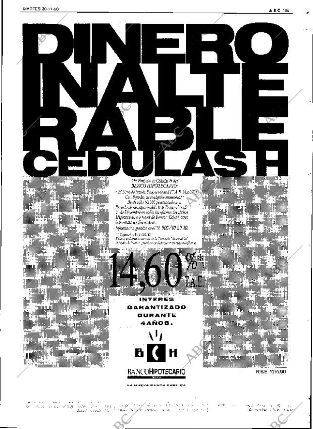 ABC SEVILLA 20-11-1990 página 65