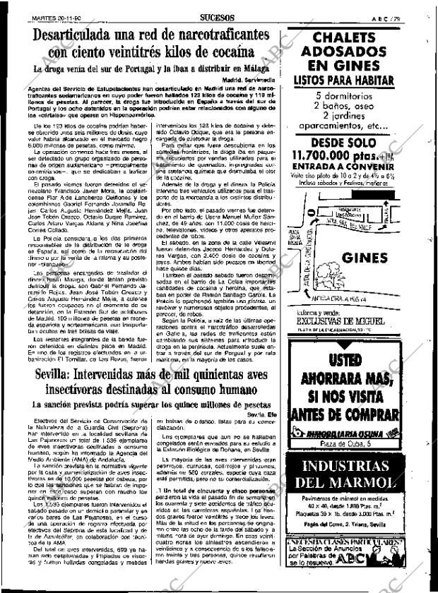 ABC SEVILLA 20-11-1990 página 79