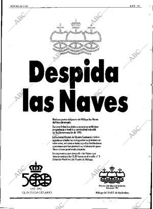 ABC SEVILLA 20-11-1990 página 81