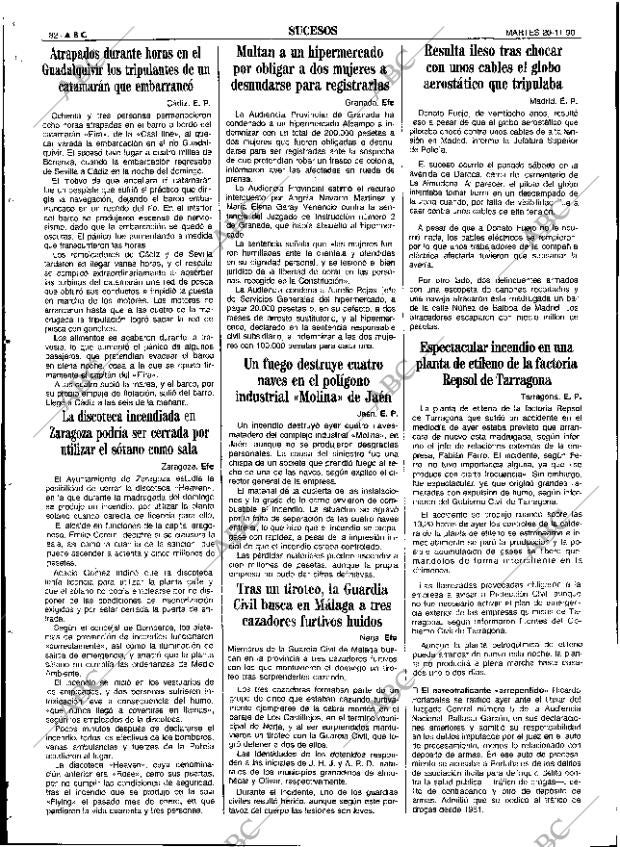ABC SEVILLA 20-11-1990 página 82
