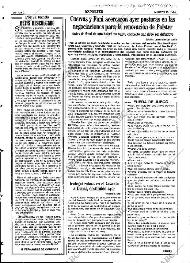 ABC SEVILLA 20-11-1990 página 90