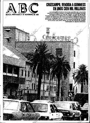 ABC SEVILLA 21-11-1990 página 1