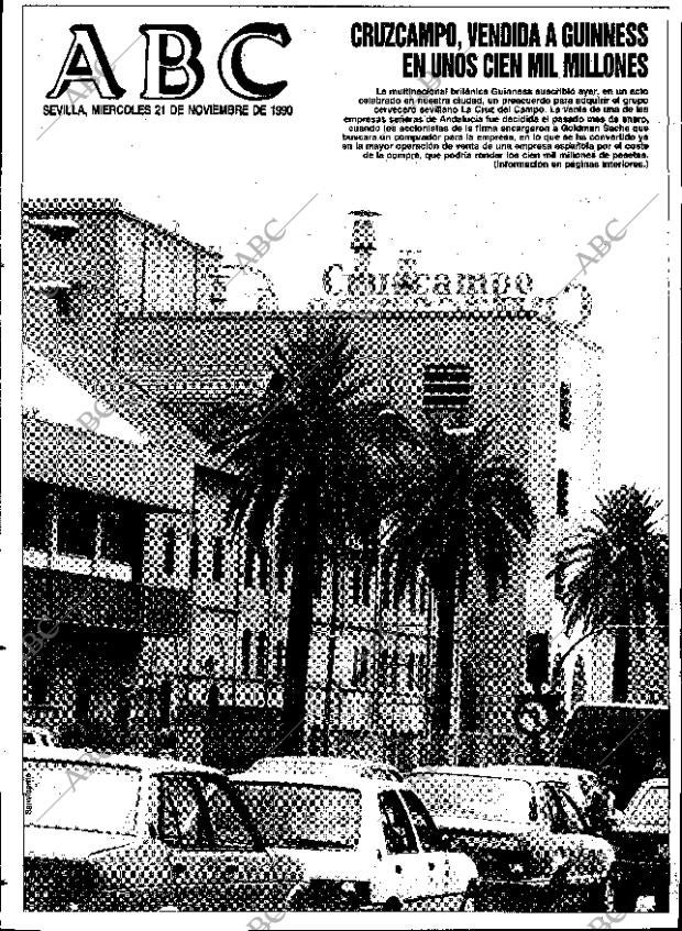 ABC SEVILLA 21-11-1990 página 1