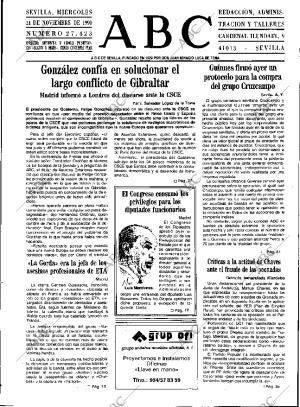 ABC SEVILLA 21-11-1990 página 11