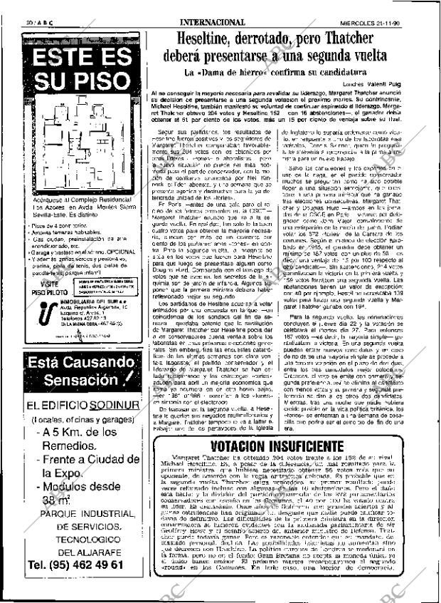 ABC SEVILLA 21-11-1990 página 30