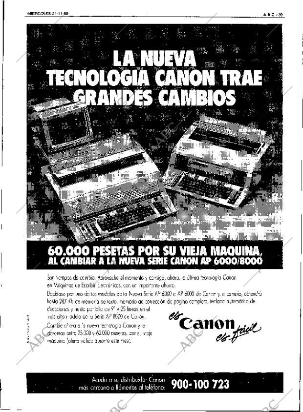 ABC SEVILLA 21-11-1990 página 39