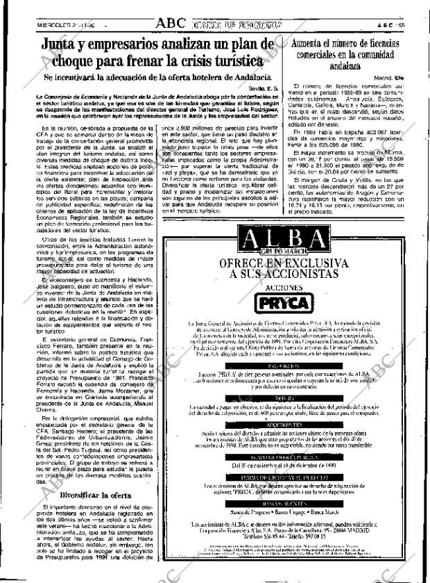 ABC SEVILLA 21-11-1990 página 55