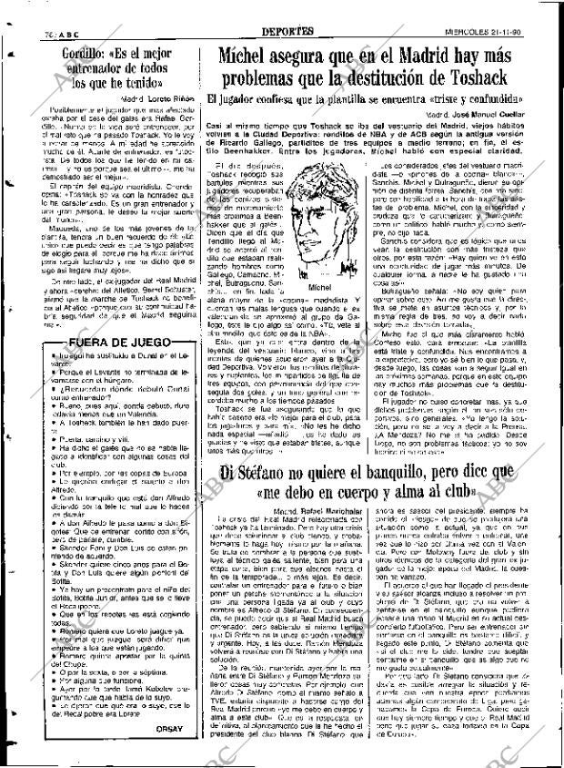 ABC SEVILLA 21-11-1990 página 76