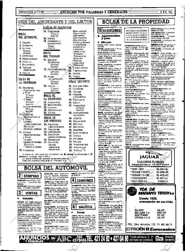 ABC SEVILLA 21-11-1990 página 85