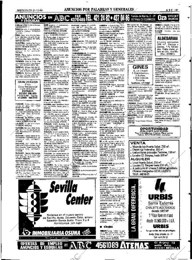 ABC SEVILLA 21-11-1990 página 87