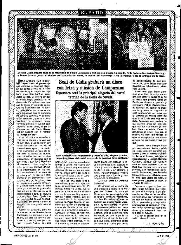 ABC SEVILLA 21-11-1990 página 99