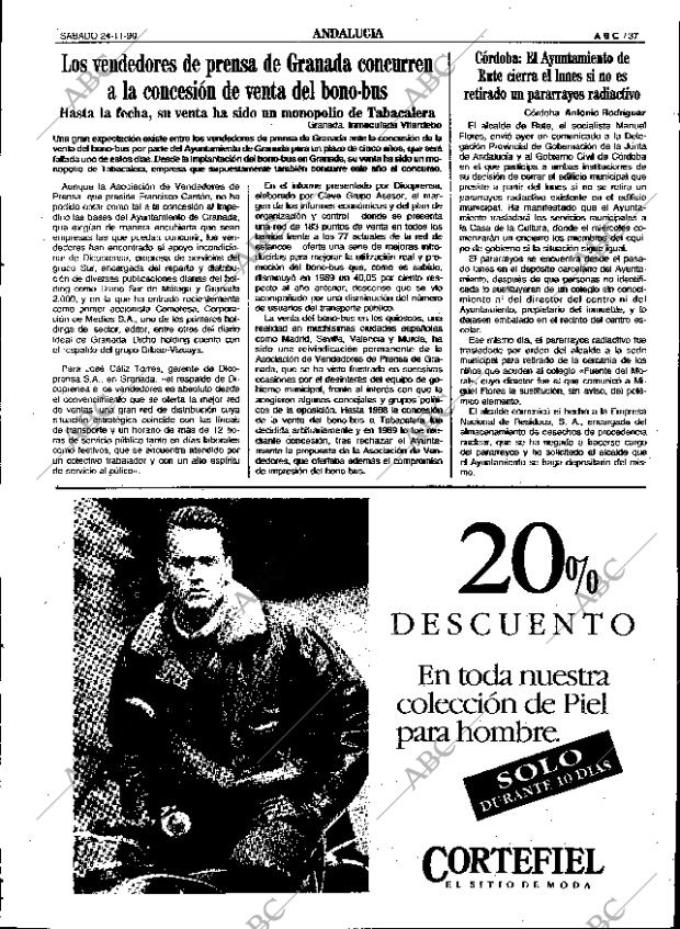 ABC SEVILLA 24-11-1990 página 37