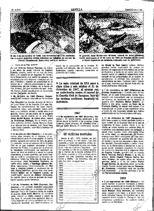 ABC SEVILLA 24-11-1990 página 46