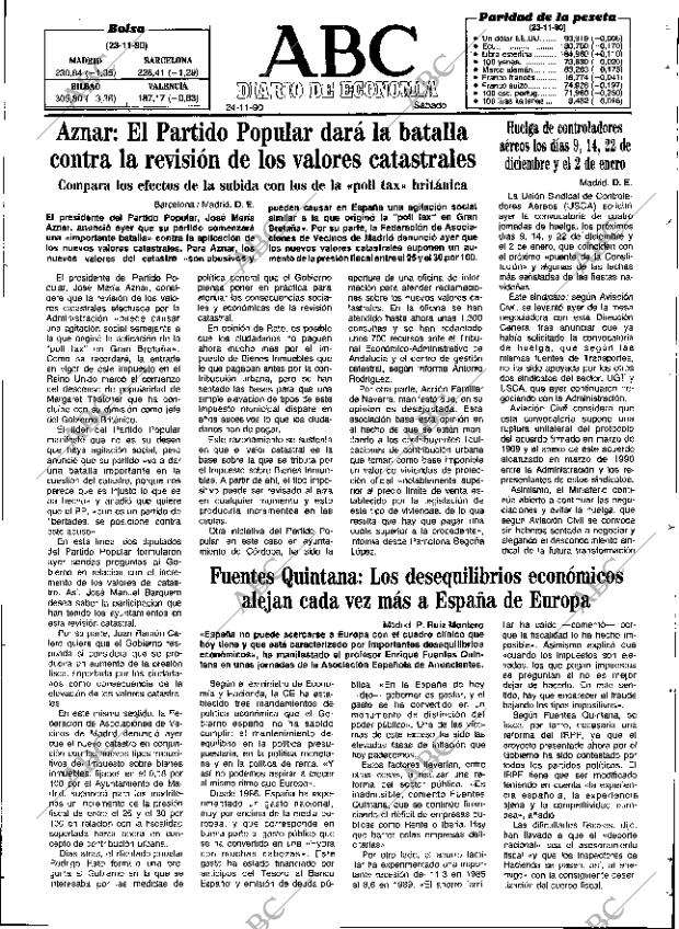 ABC SEVILLA 24-11-1990 página 69