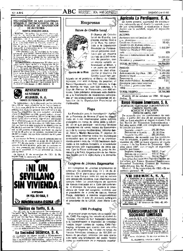 ABC SEVILLA 24-11-1990 página 72