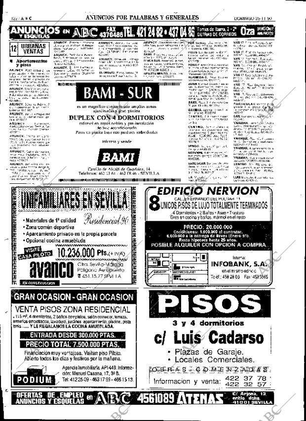 ABC SEVILLA 25-11-1990 página 122