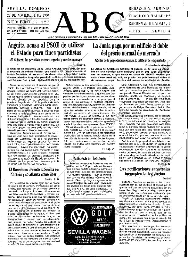 ABC SEVILLA 25-11-1990 página 15