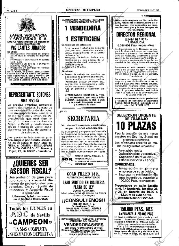 ABC SEVILLA 25-11-1990 página 78