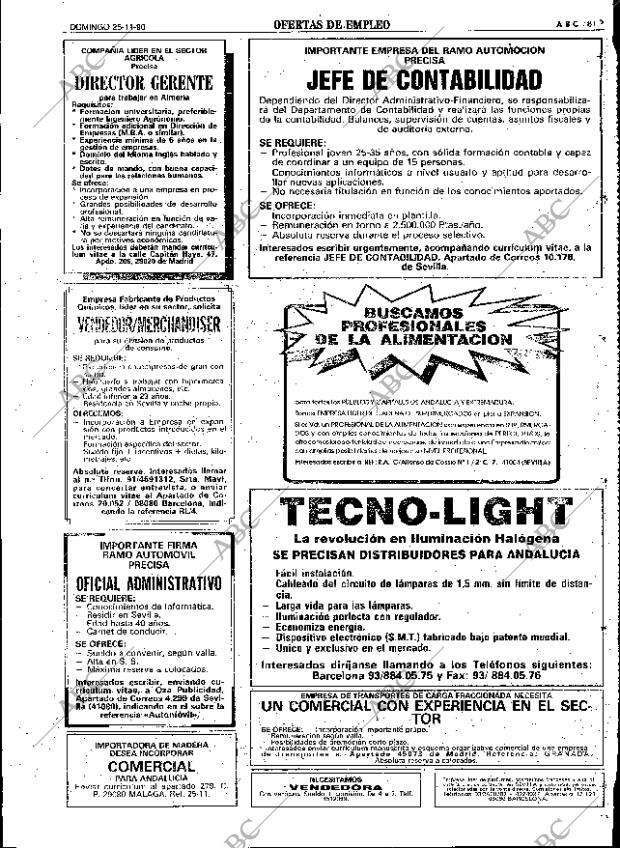 ABC SEVILLA 25-11-1990 página 81