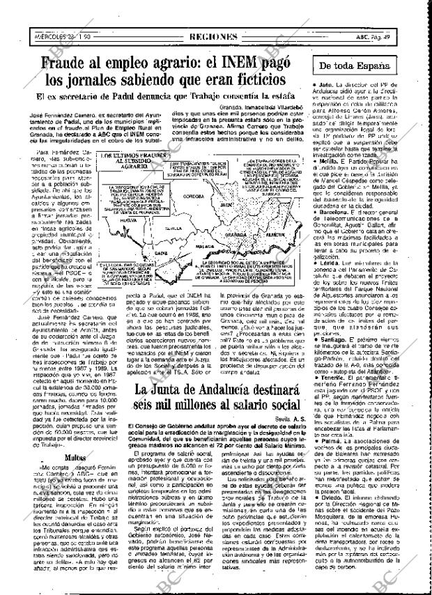 ABC MADRID 28-11-1990 página 49