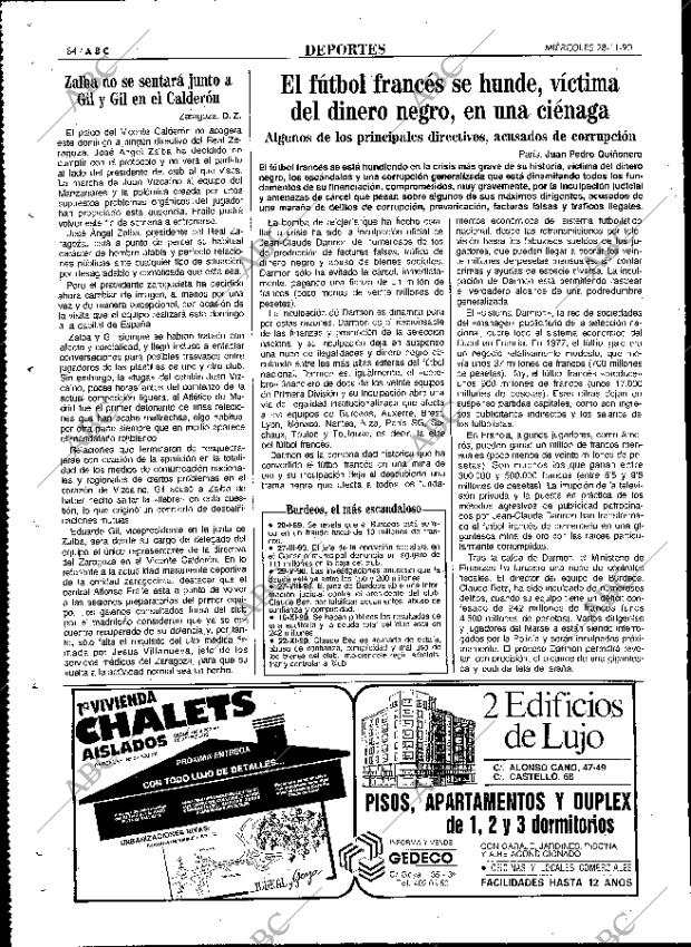 ABC MADRID 28-11-1990 página 84