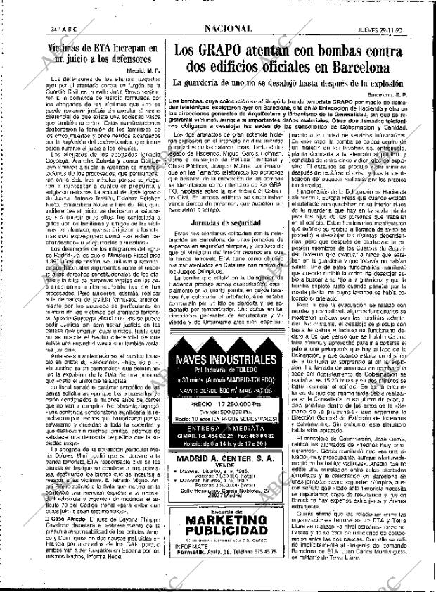 ABC MADRID 29-11-1990 página 24