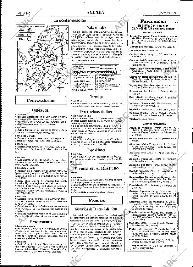 ABC MADRID 29-11-1990 página 46