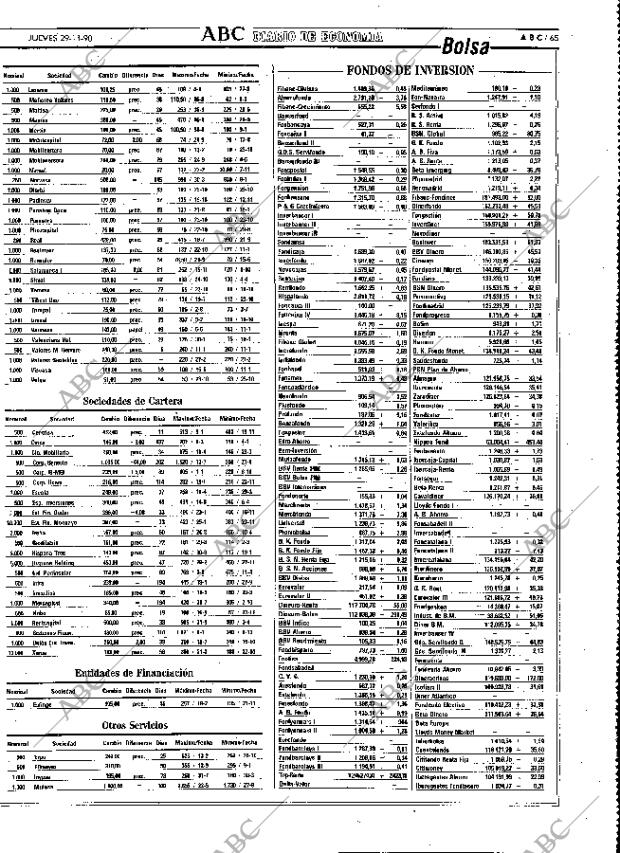 ABC MADRID 29-11-1990 página 65