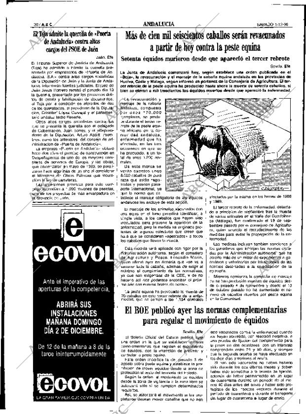 ABC SEVILLA 01-12-1990 página 30