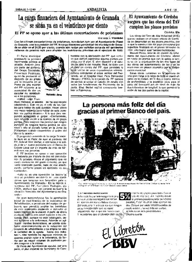 ABC SEVILLA 01-12-1990 página 35