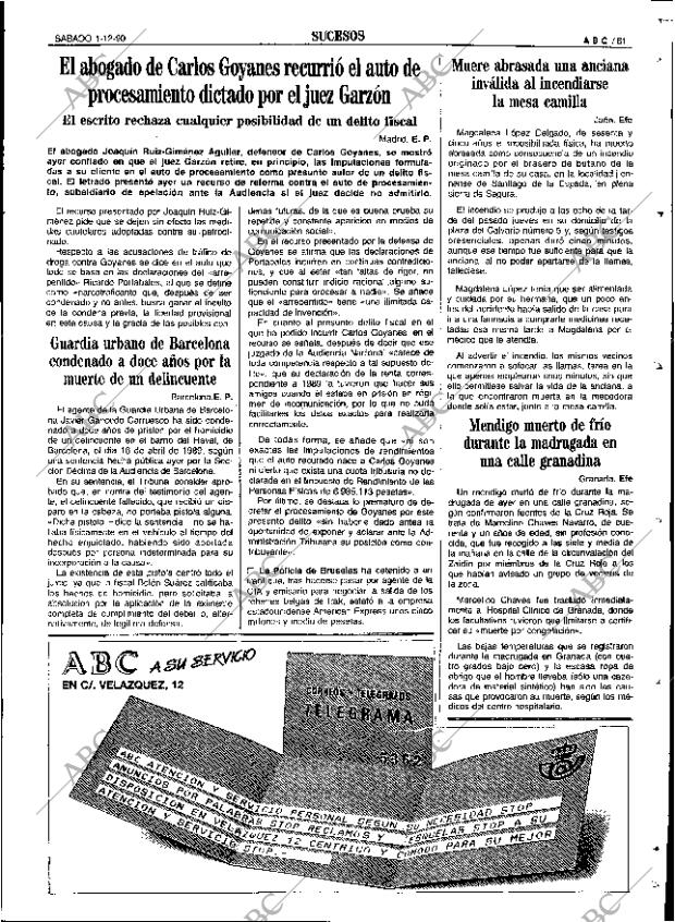 ABC SEVILLA 01-12-1990 página 61