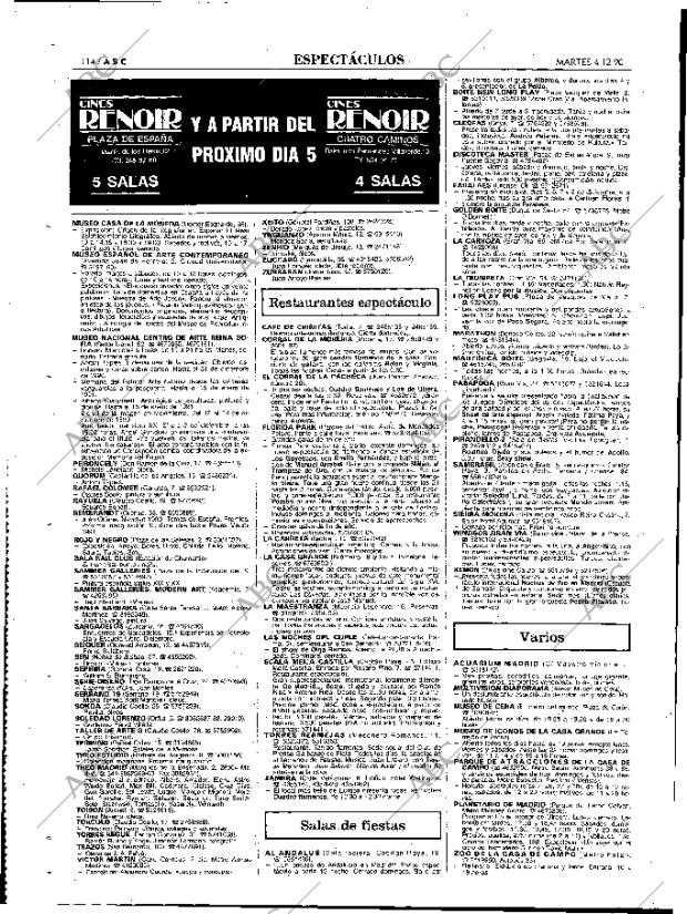 ABC MADRID 04-12-1990 página 114