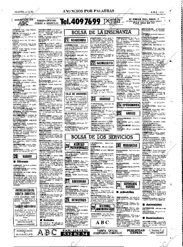 ABC MADRID 04-12-1990 página 133