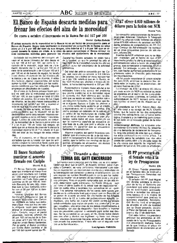 ABC MADRID 04-12-1990 página 77