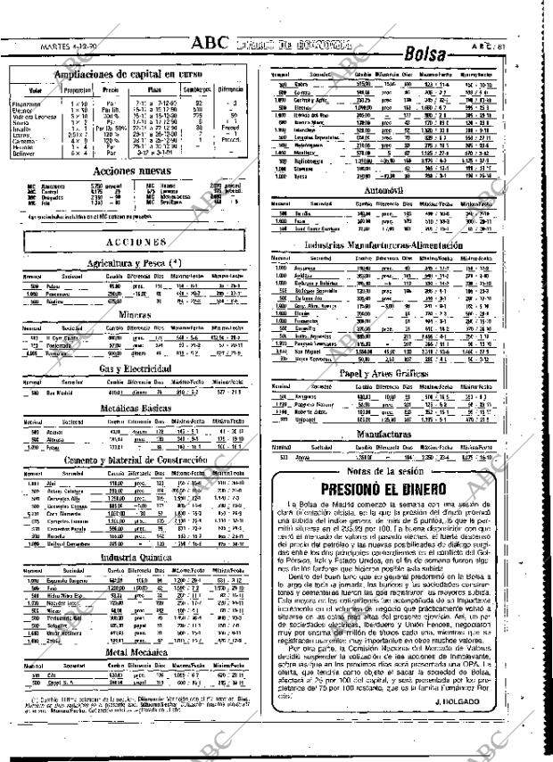 ABC MADRID 04-12-1990 página 81