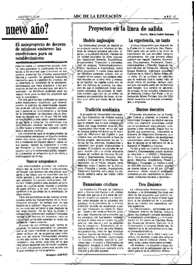 ABC MADRID 11-12-1990 página 67