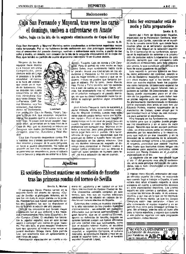 ABC SEVILLA 12-12-1990 página 81